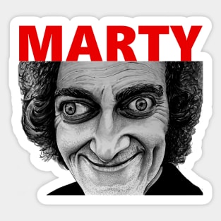 Marty Feldman illustration Sticker